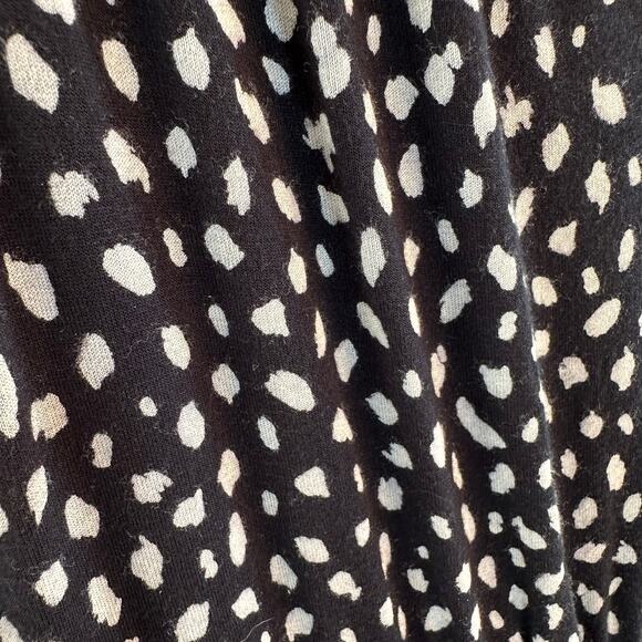 Isabel Maternity Black White Print Maxi Dress Sleeveless Tiered XXL - Picture 6 of 6